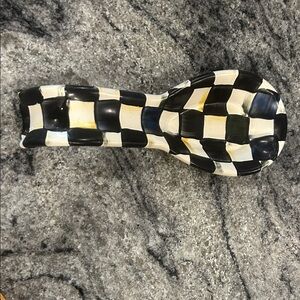 MacKenzie-Childs White Spoon Rest